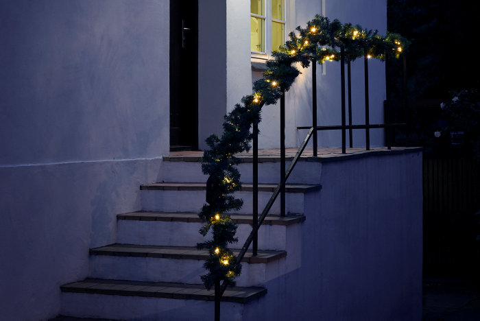 Ljusslinga Grangirlang LED 6 m Stemning